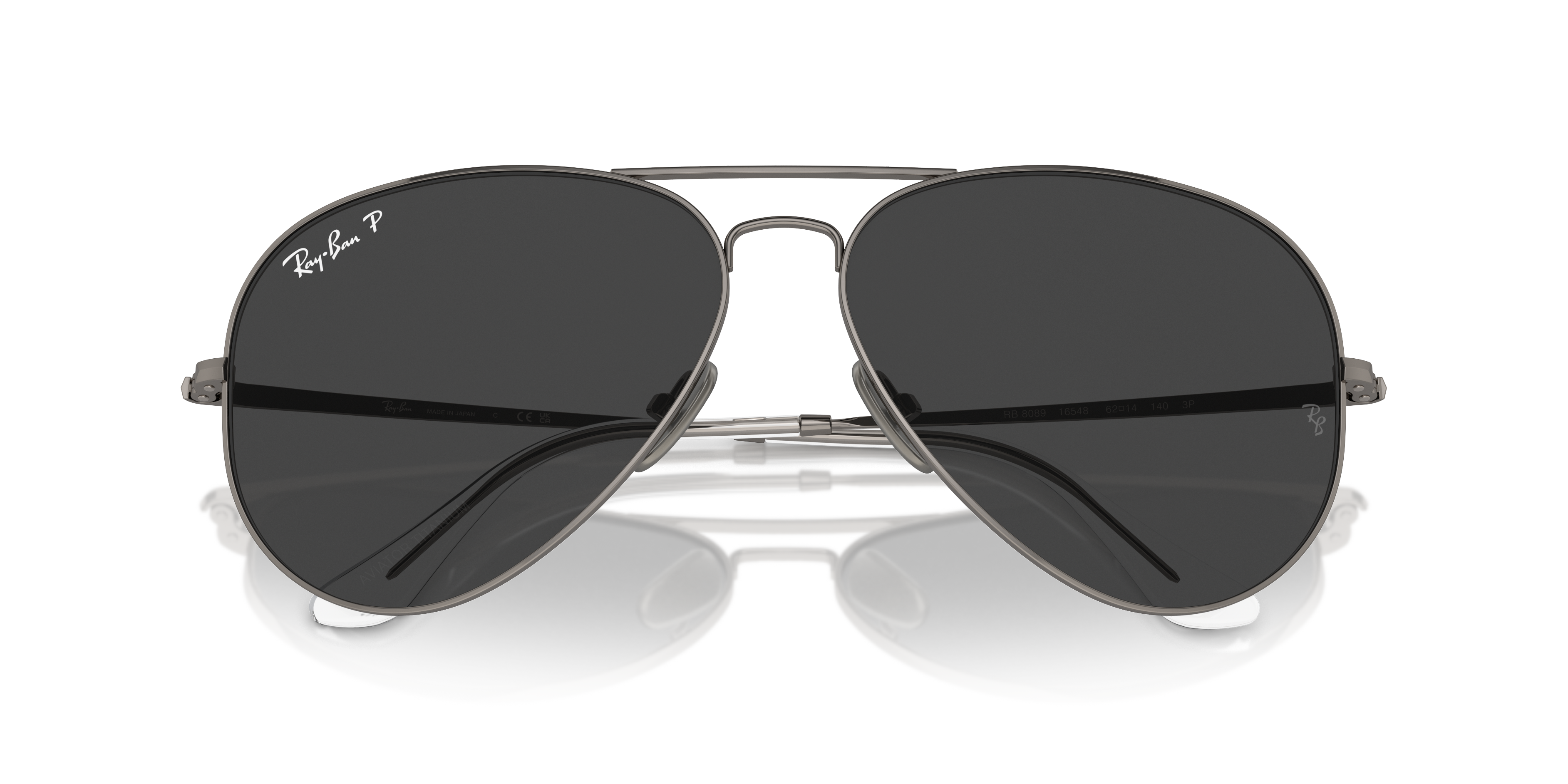 RAY-BAN RB8089 AVIATOR TITANIUM 165/48 62