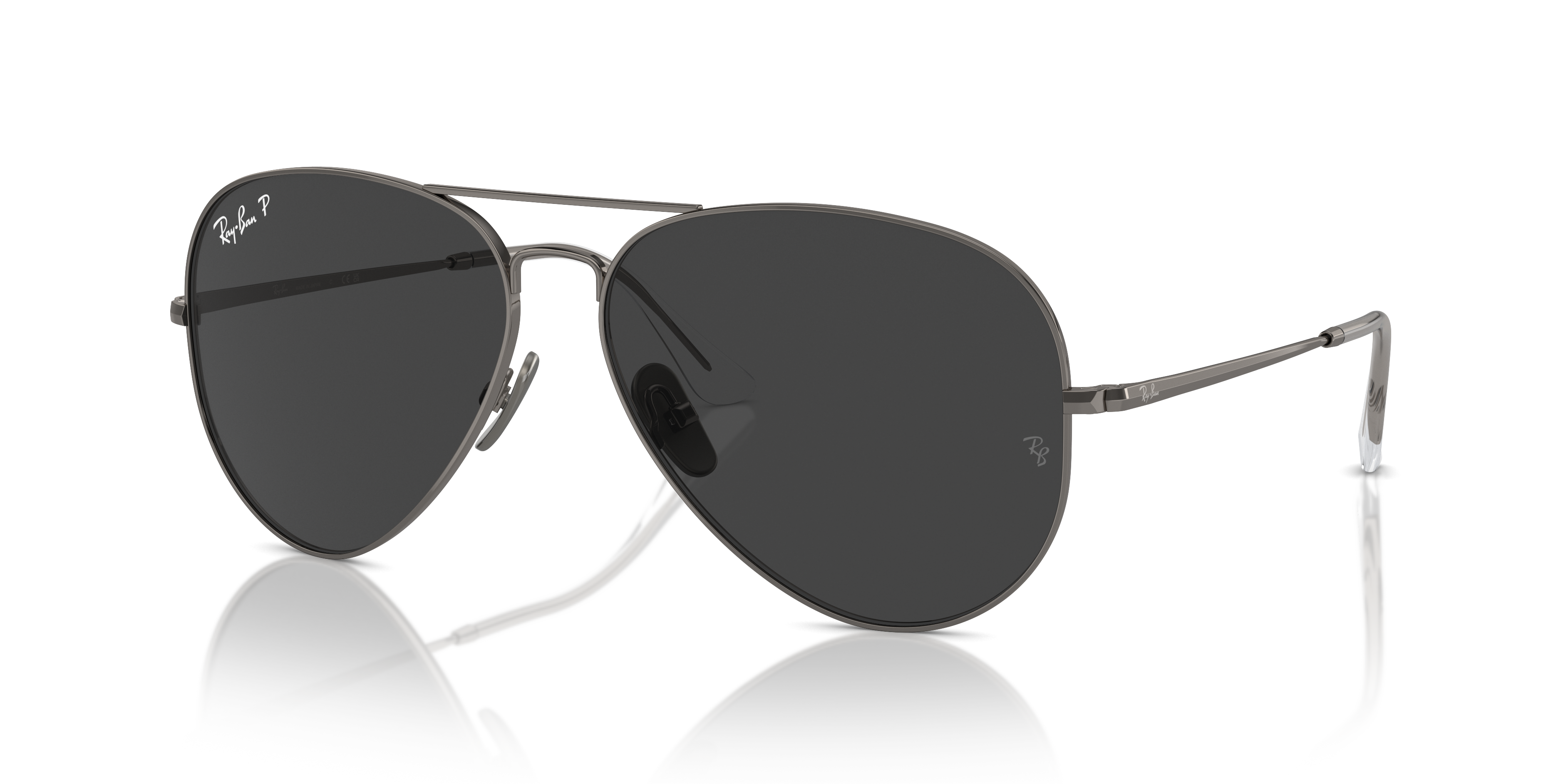 RAY-BAN RB8089 AVIATOR TITANIUM 165/48 62