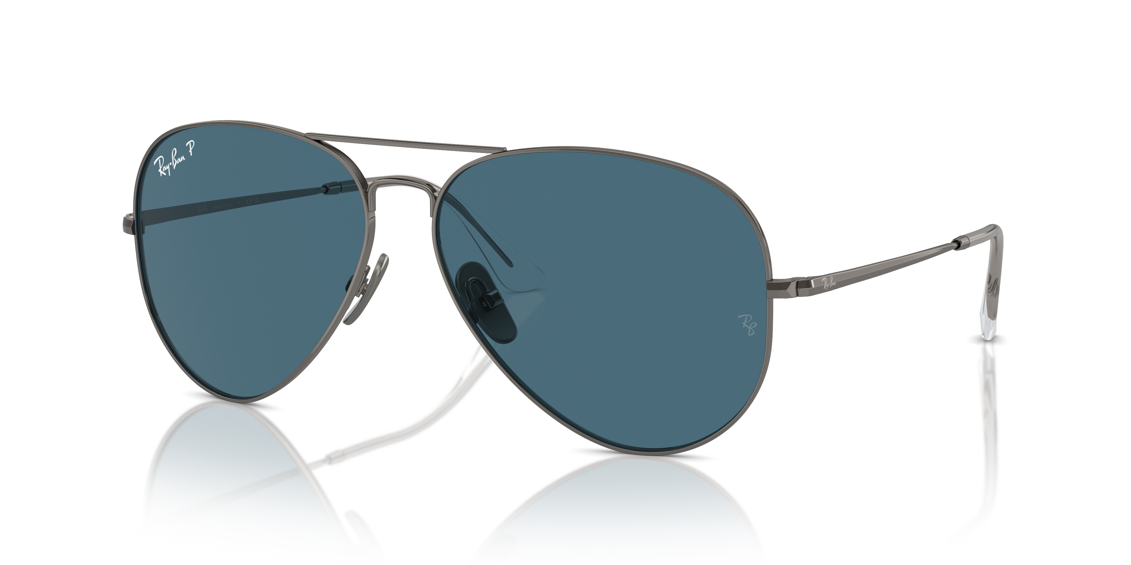 RAY-BAN RB8089 AVIATOR TITANIUM 165/S2 58