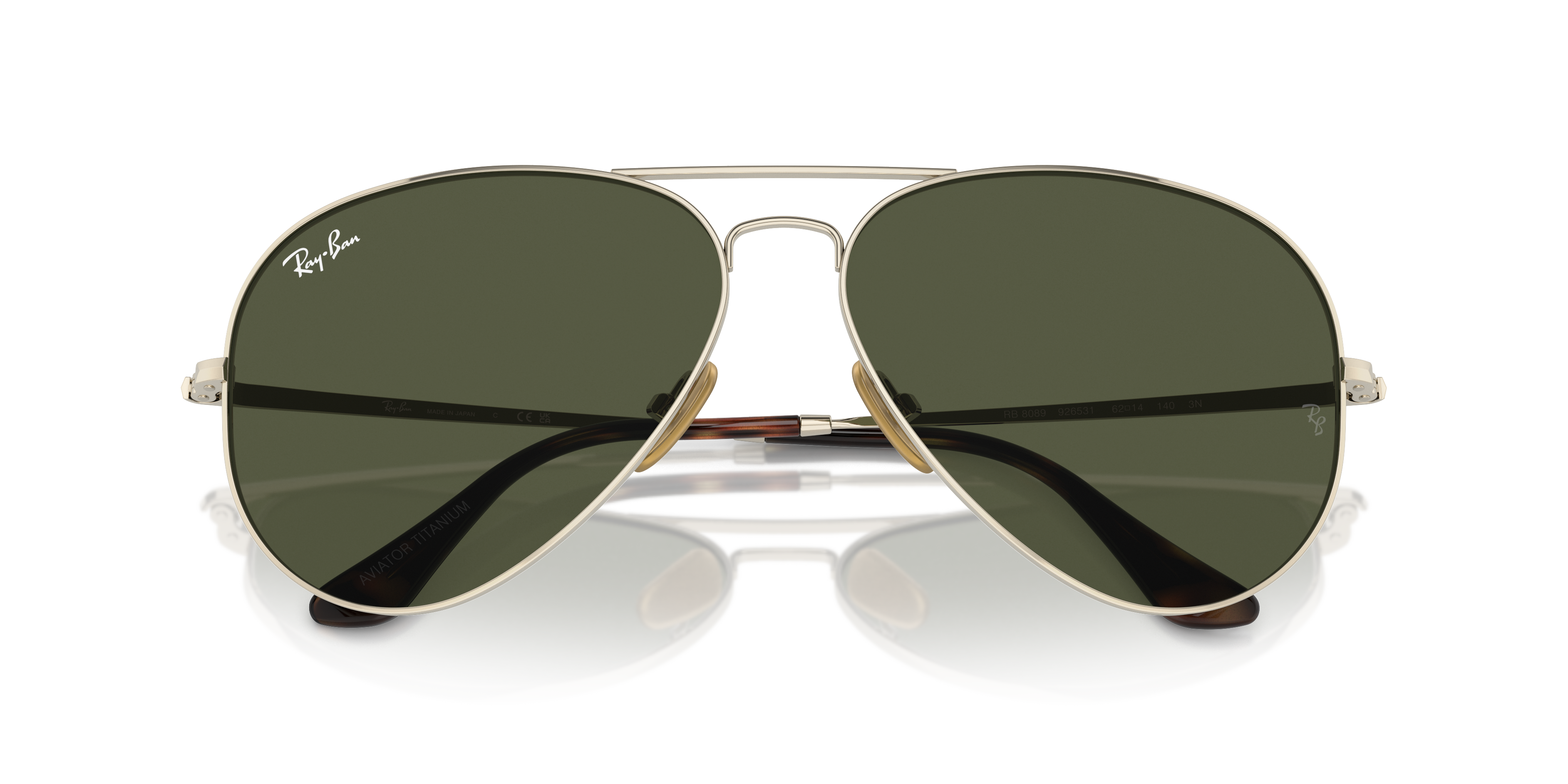 RAY-BAN RB8089 AVIATOR TITANIUM 926531 58