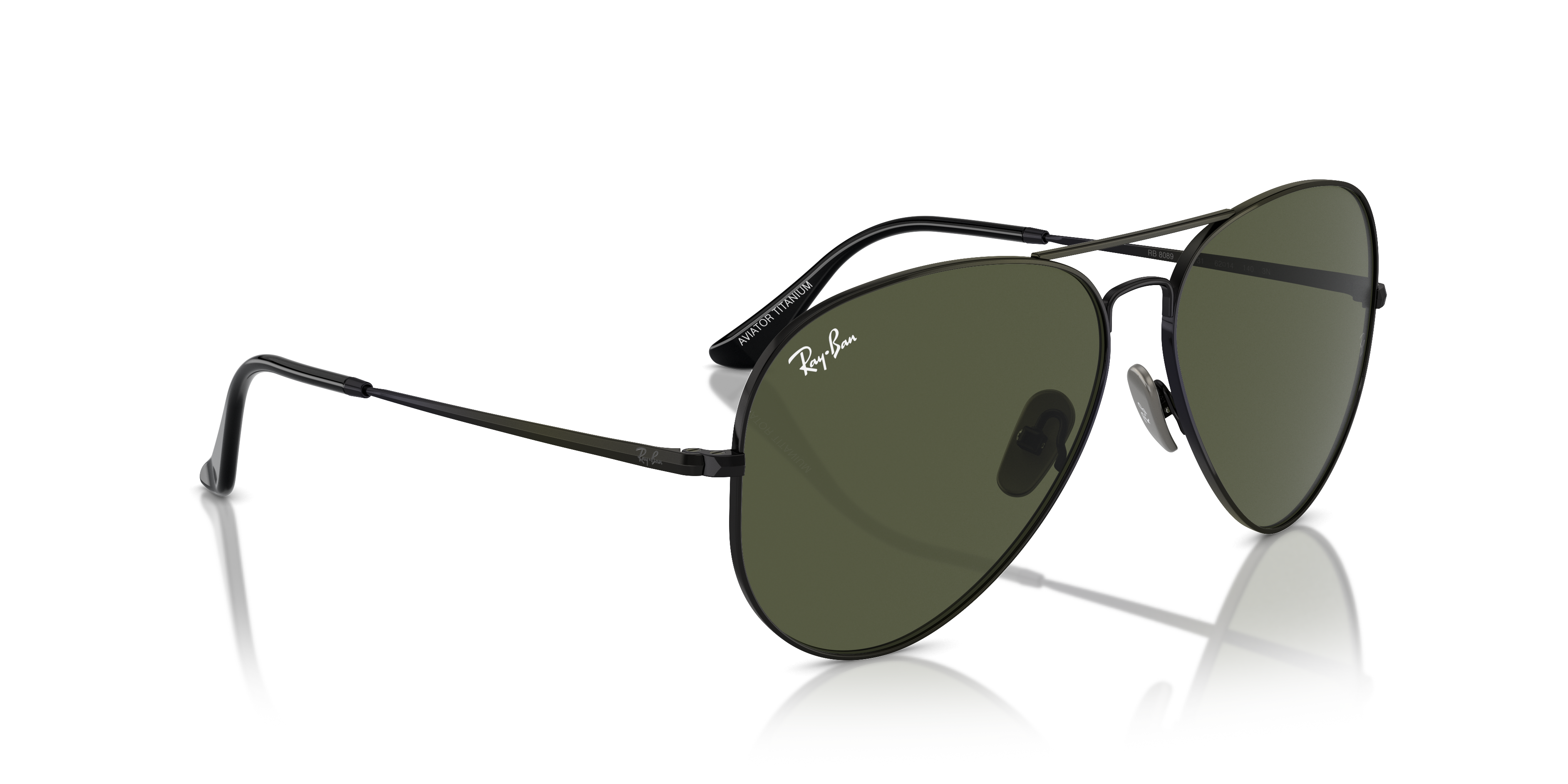 RAY-BAN RB8089 AVIATOR TITANIUM 926731 62