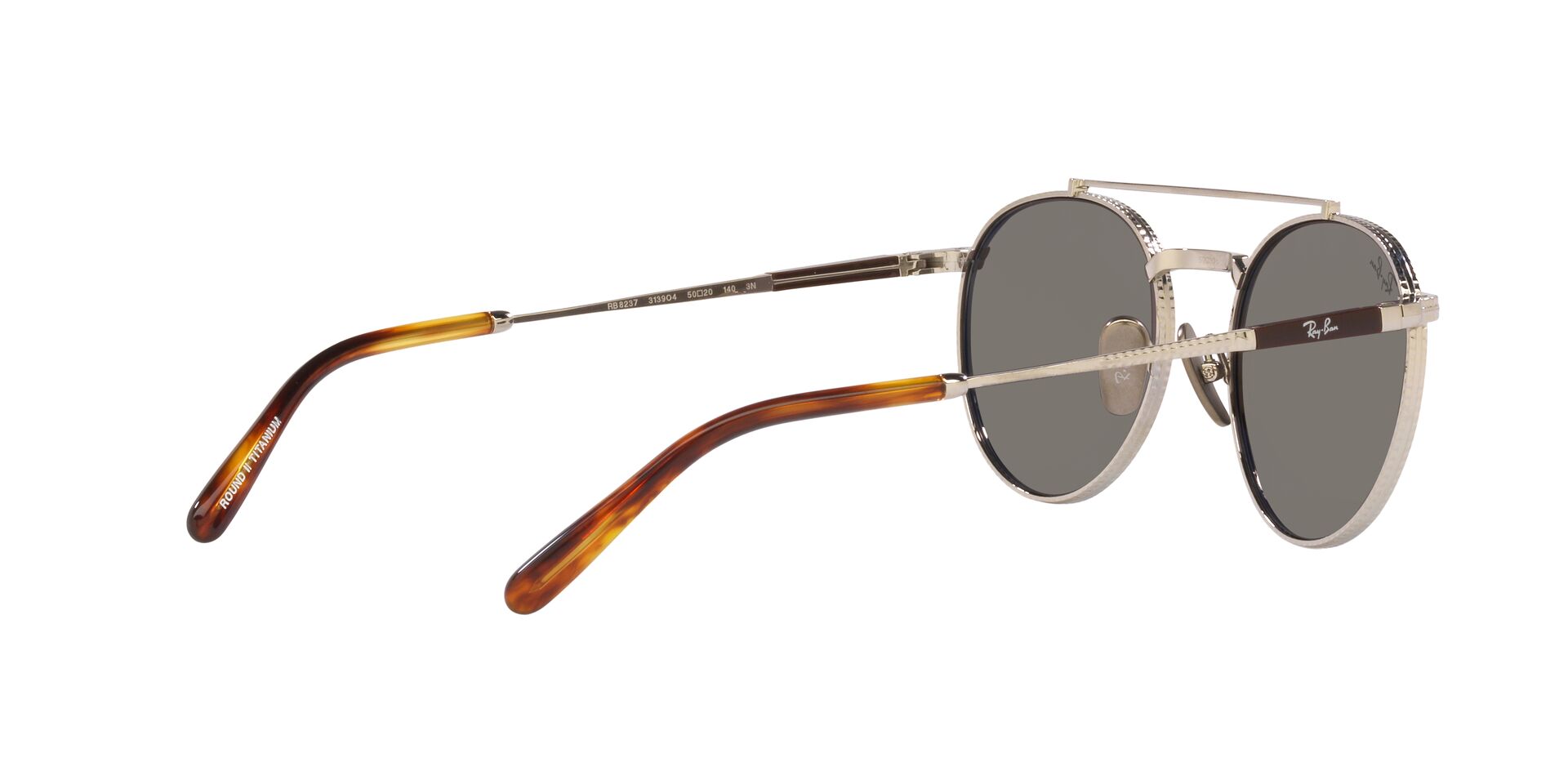 RAY-BAN RB8237 ROUND II TITANIUM 3139O4 53 - 22