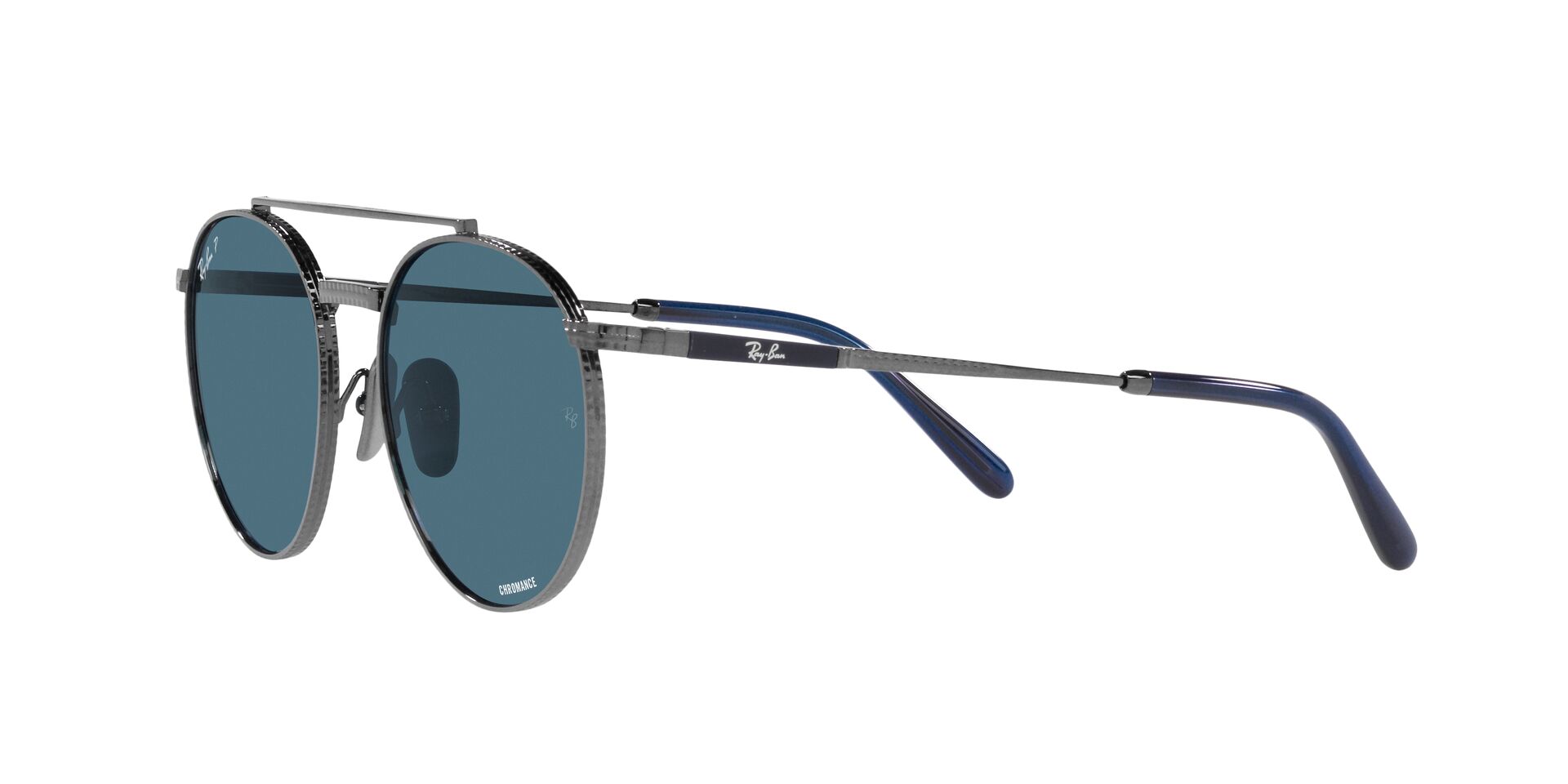 RAY-BAN RB8237 ROUND II TITANIUM 3142S2 53 - 5