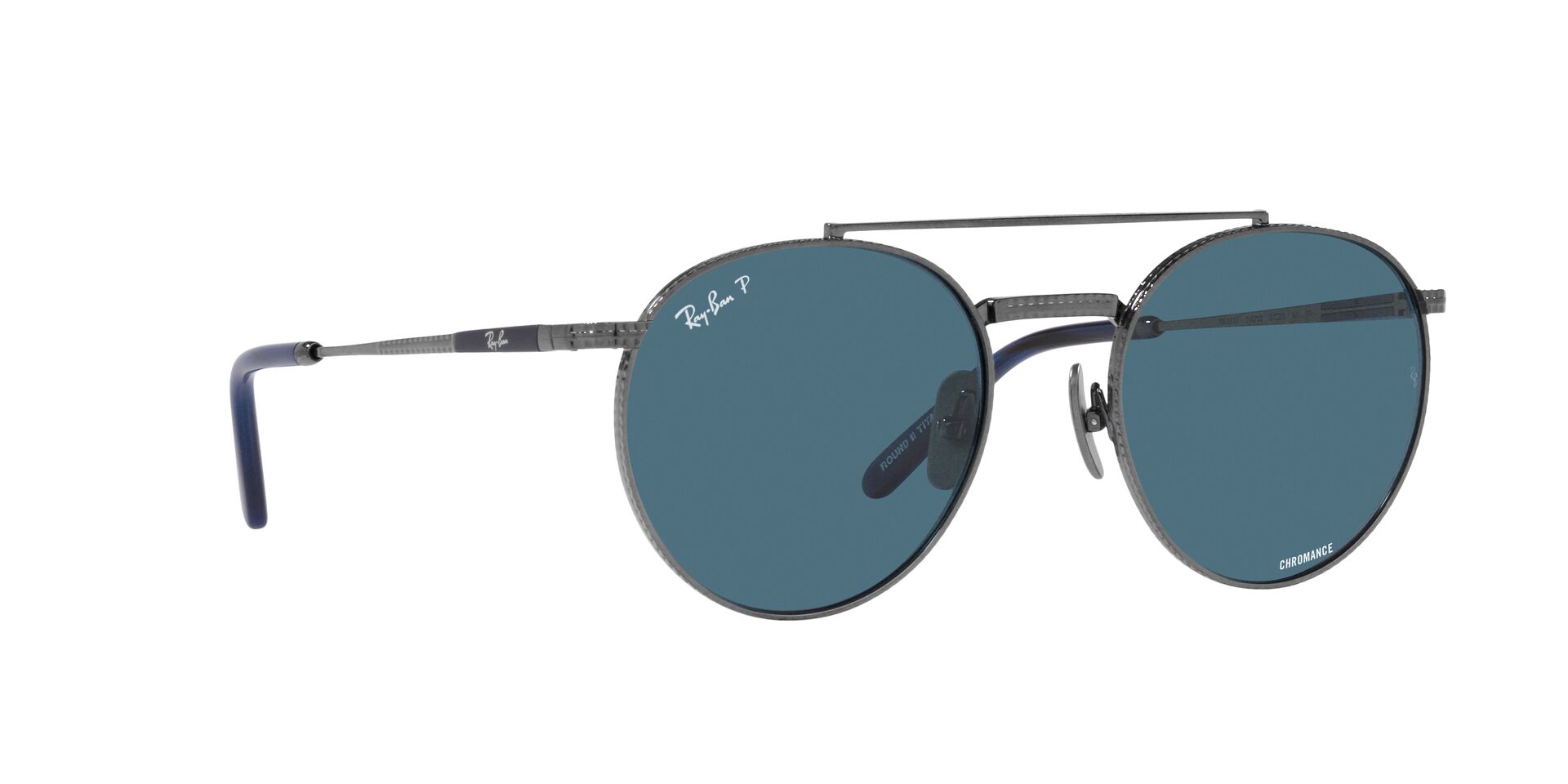 RAY-BAN RB8237 ROUND II TITANIUM 3142S2 53 - 14