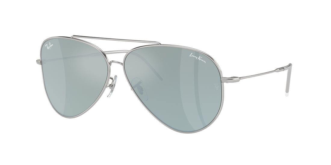 Sonnenbrillen ray-ban rbr0101s aviator reverse 003/30 plateado pilot unisex größe 59mm - Hauptansicht