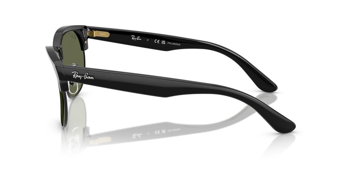 Óculos de sol ray-ban rbr0504s clubmaster reverse 67839a negro square unisex tamanho 54mm - Vista de detalhe