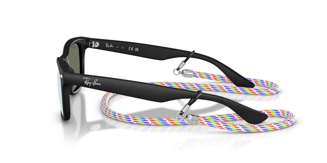 Gafas de sol ray-ban junior rj9052s junior new wayfarer 7028y4 negro square infantil talla 47mm - Vista de detalle