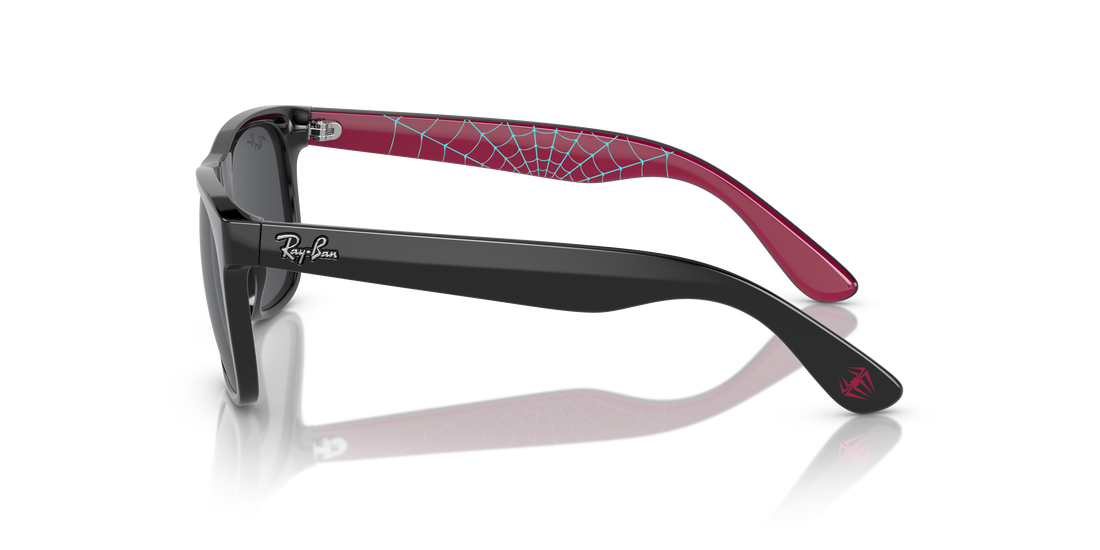Occhiali da sole ray-ban junior rj9069s junior justin 716787 negro square masculina taglia 48mm - Vista dettagliata