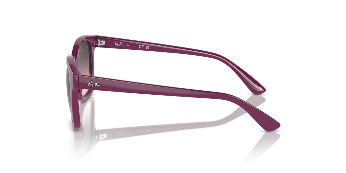 Sunglasses ray-ban junior rj9071s 716246 rojo square unisex size 48mm - Detailed view