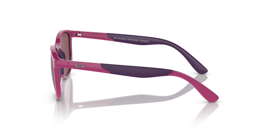 Sunglasses ray-ban junior rj9077s 71495q rosa square unisex size 49mm - Detailed view