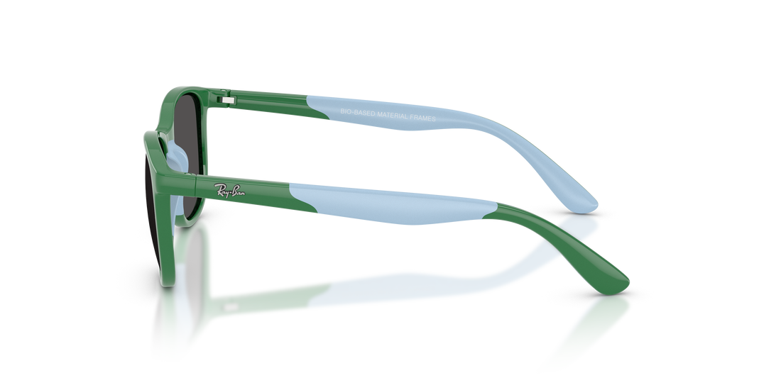 Óculos de sol ray-ban junior rj9077s 718887 azul square infantil tamanho 49mm - Vista de detalhe