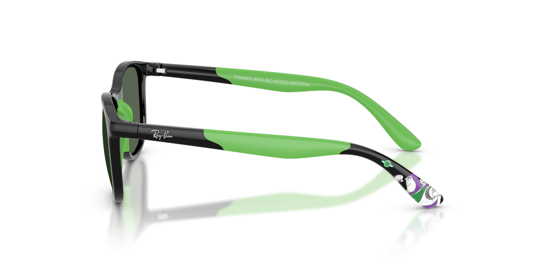 Gafas de sol ray-ban junior rj9077s 719371 verde square infantil talla 49mm - Vista de detalle