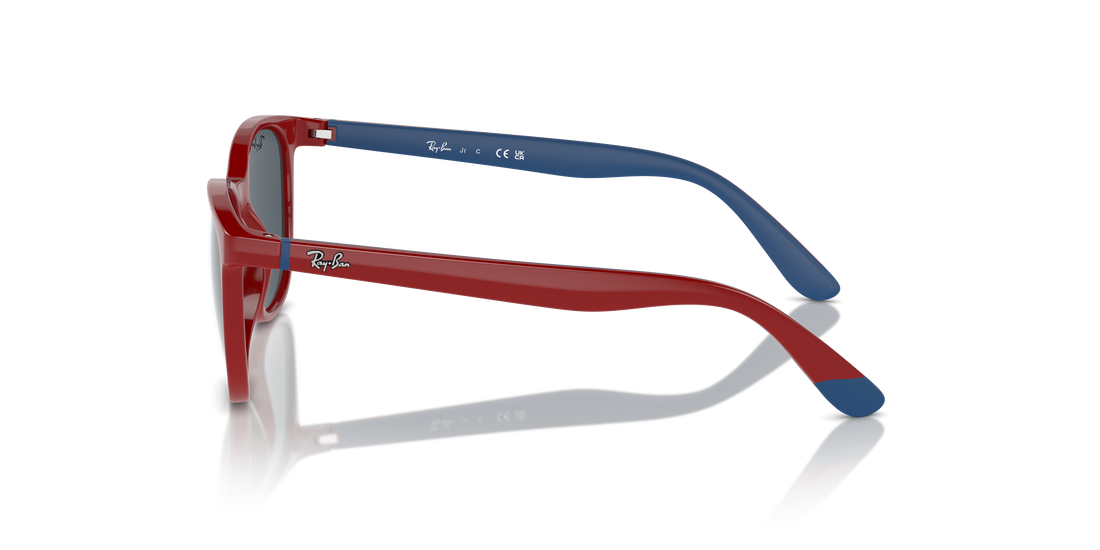 Sunglasses ray-ban junior rj9079s 716055 rojo square unisex size 49mm - Detailed view