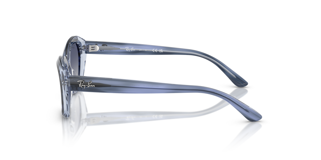 Sunglasses ray-ban junior rj9081s 71764l azul irregular infantil size 48mm - Detailed view