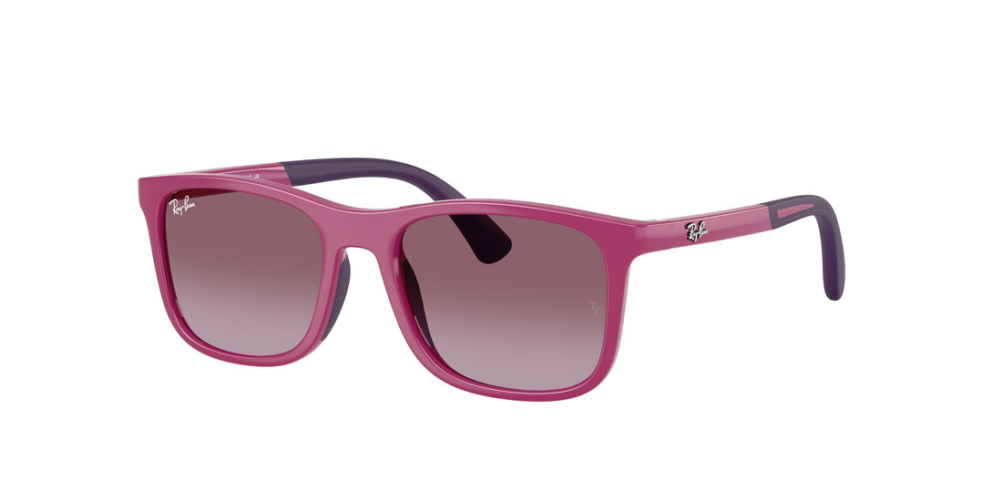 Óculos de sol ray-ban junior rj9084s 71498h violeta square infantil tamanho 47mm - Vista principal