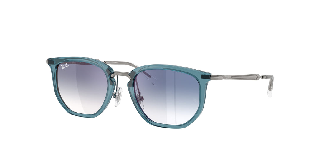 Óculos de sol ray-ban junior rj9085s 7222u0 azul irregular infantil tamanho 46mm - Vista principal