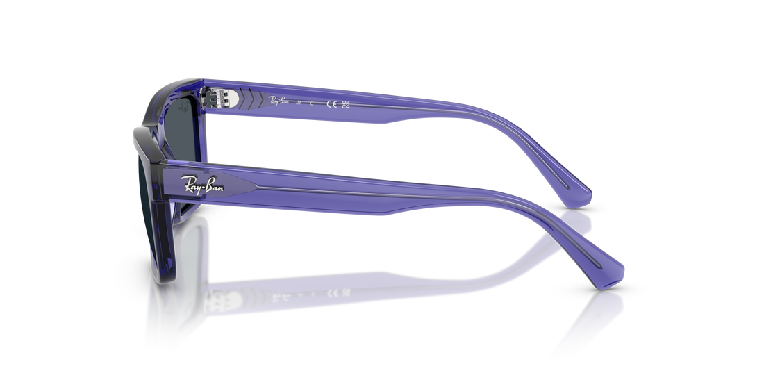 Sunglasses ray-ban junior rj9196s 719187 violeta rectangular infantil size 49mm - Detailed view