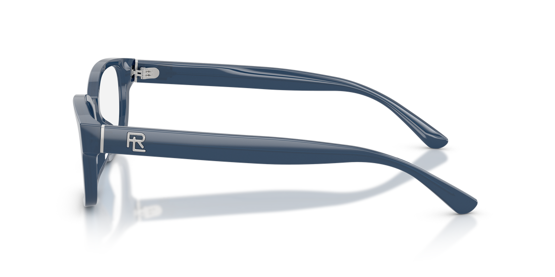 Óculos graduados ralph lauren rl6261u 5377 azul butterfly femenino tamanho 52mm - Vista de detalhe