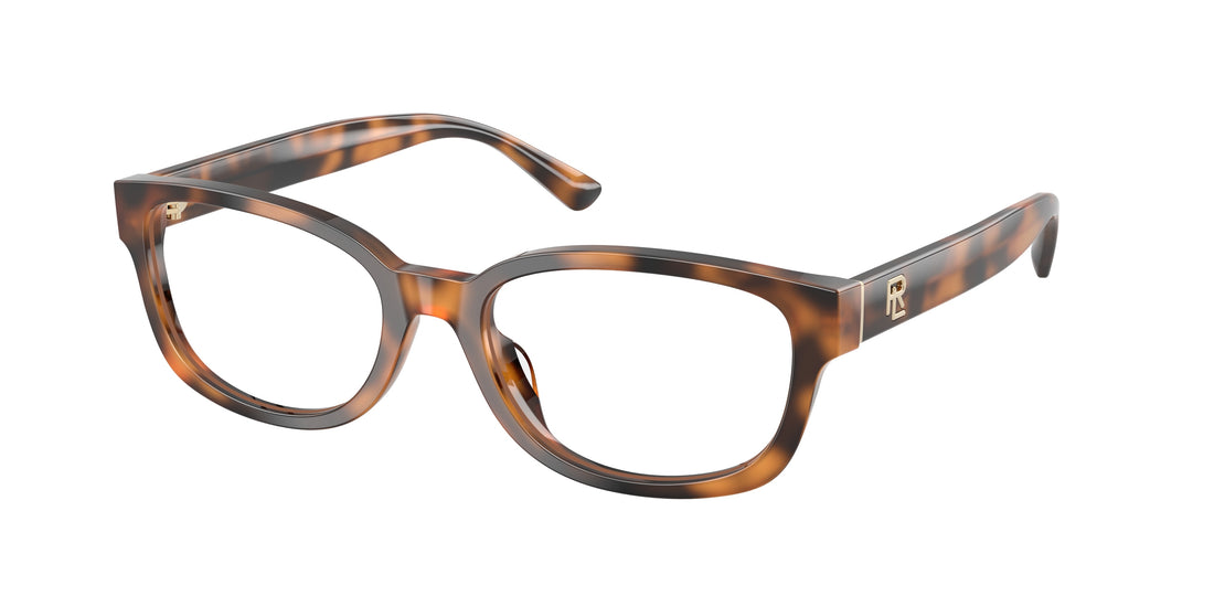 Óculos graduados ralph lauren rl6261u 6089 havana butterfly femenino tamanho 54mm - Vista principal
