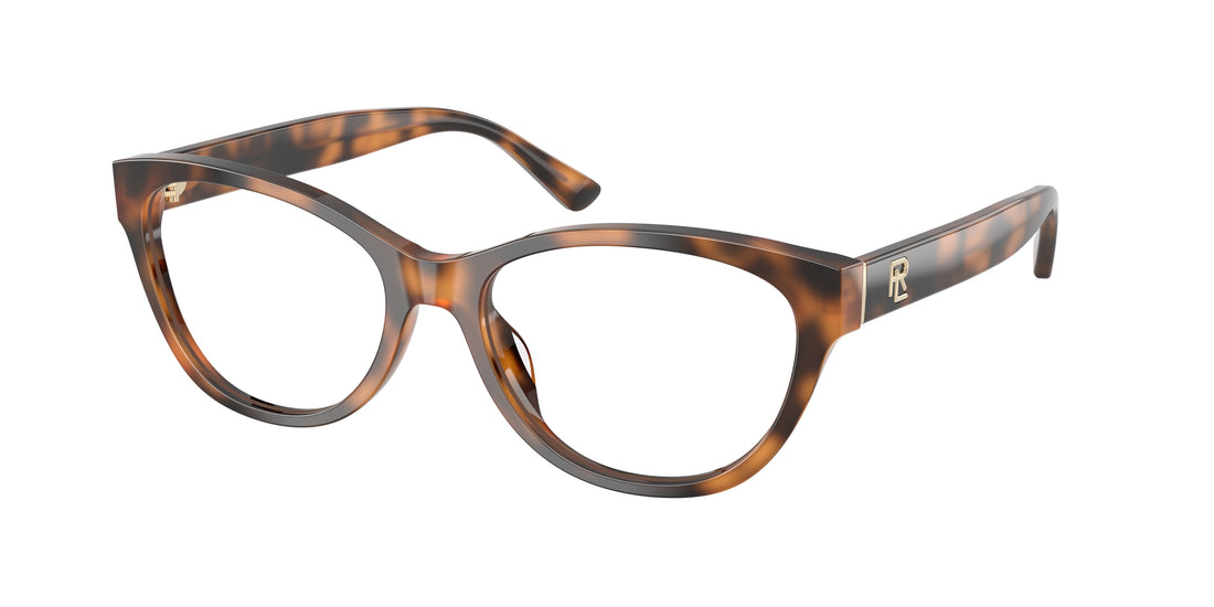 Óculos graduados ralph lauren rl6262u 6089 havana butterfly femenino tamanho 53mm - Vista principal