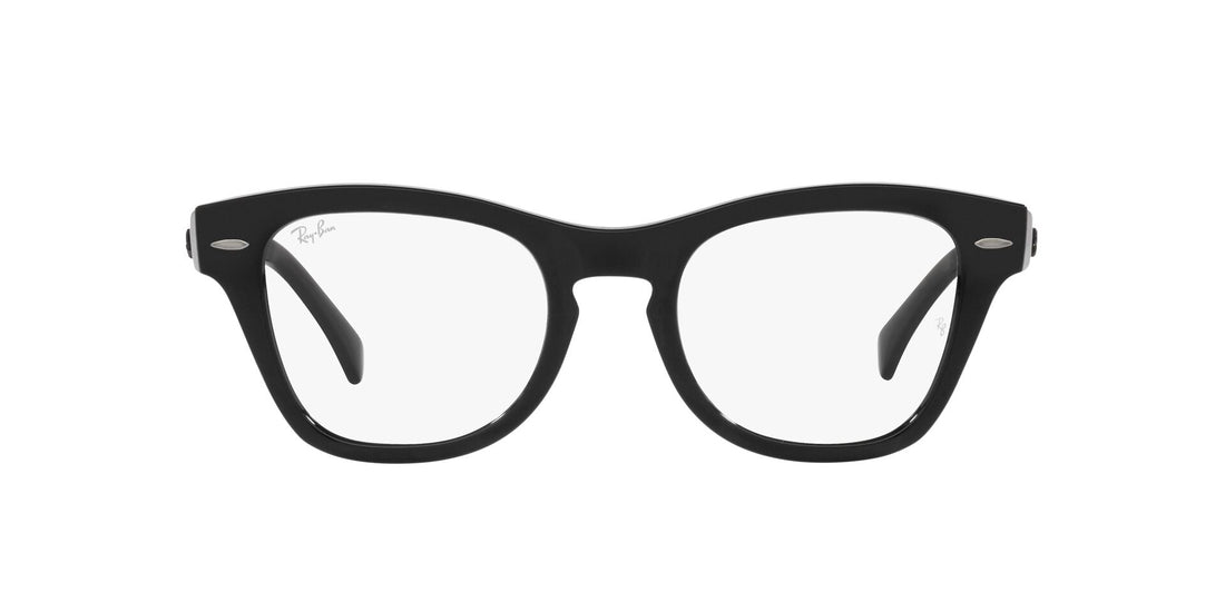 Okulary korekcyjne ray-ban rx0707vm 2000 unisex rozmiar 50mm - Widok szczegółowy
