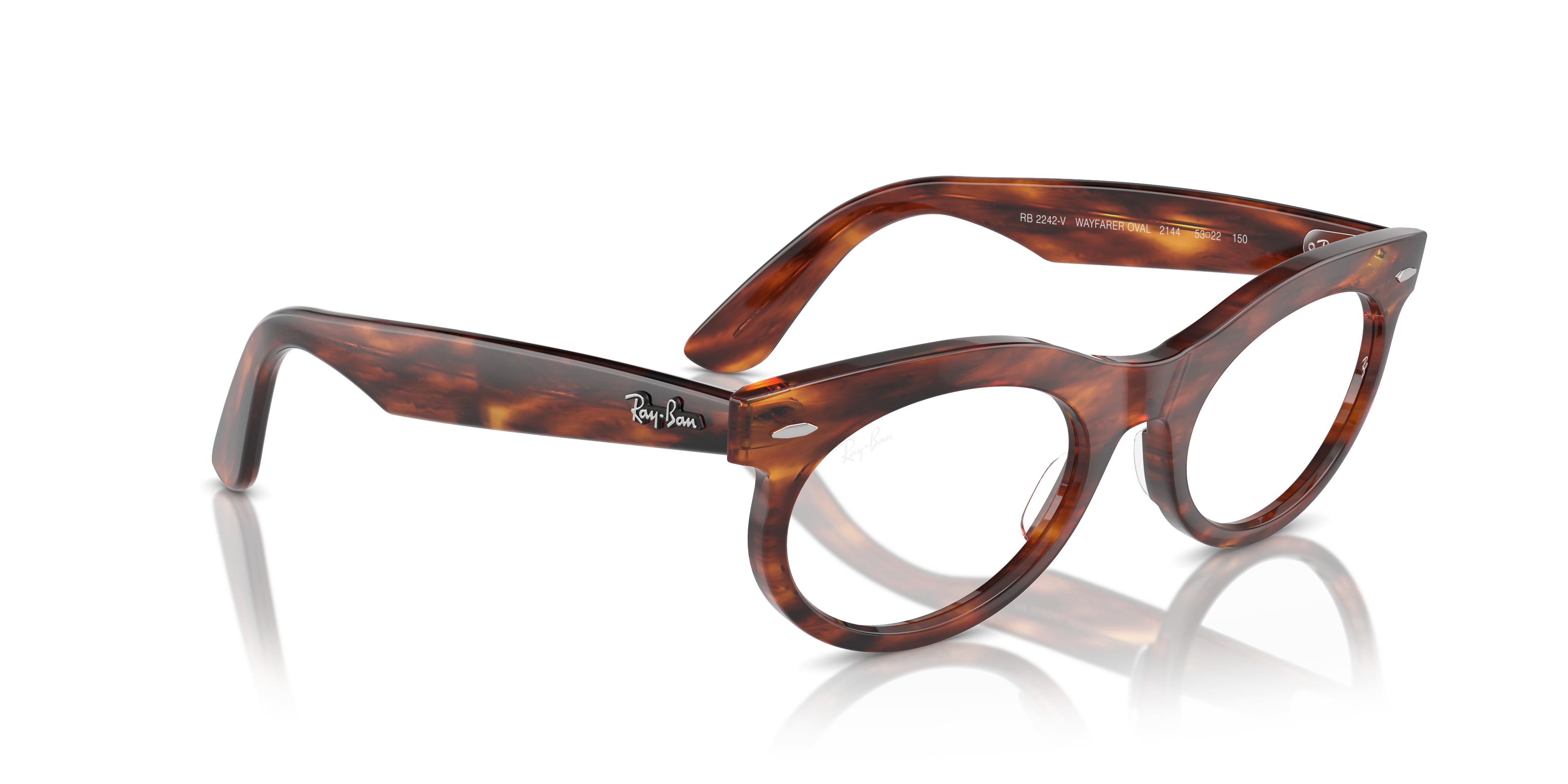 RAY-BAN RX2242V WAYFARER OVAL 2144 53