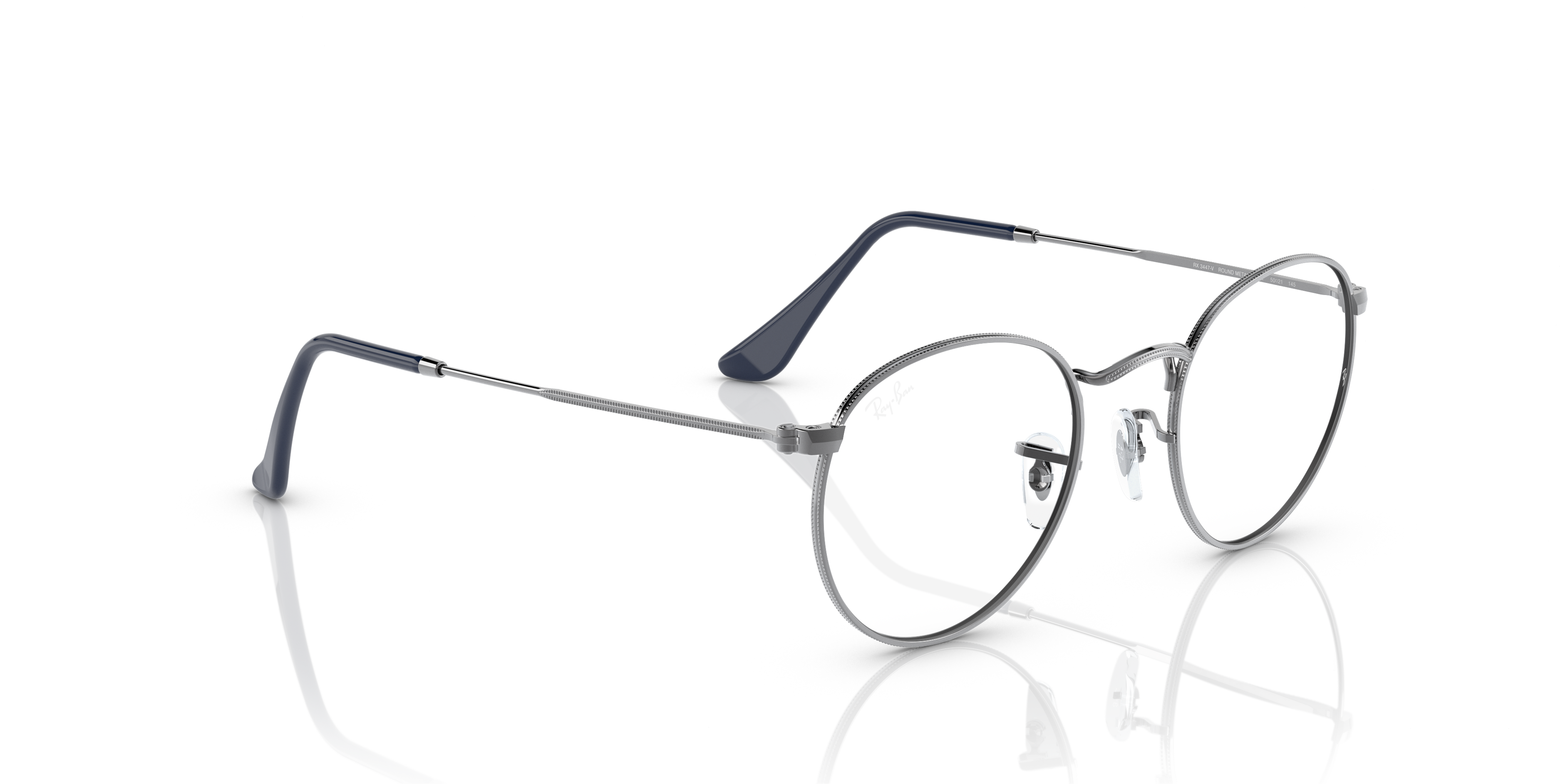 RAY-BAN RX3447V ROUND METAL 2502 47
