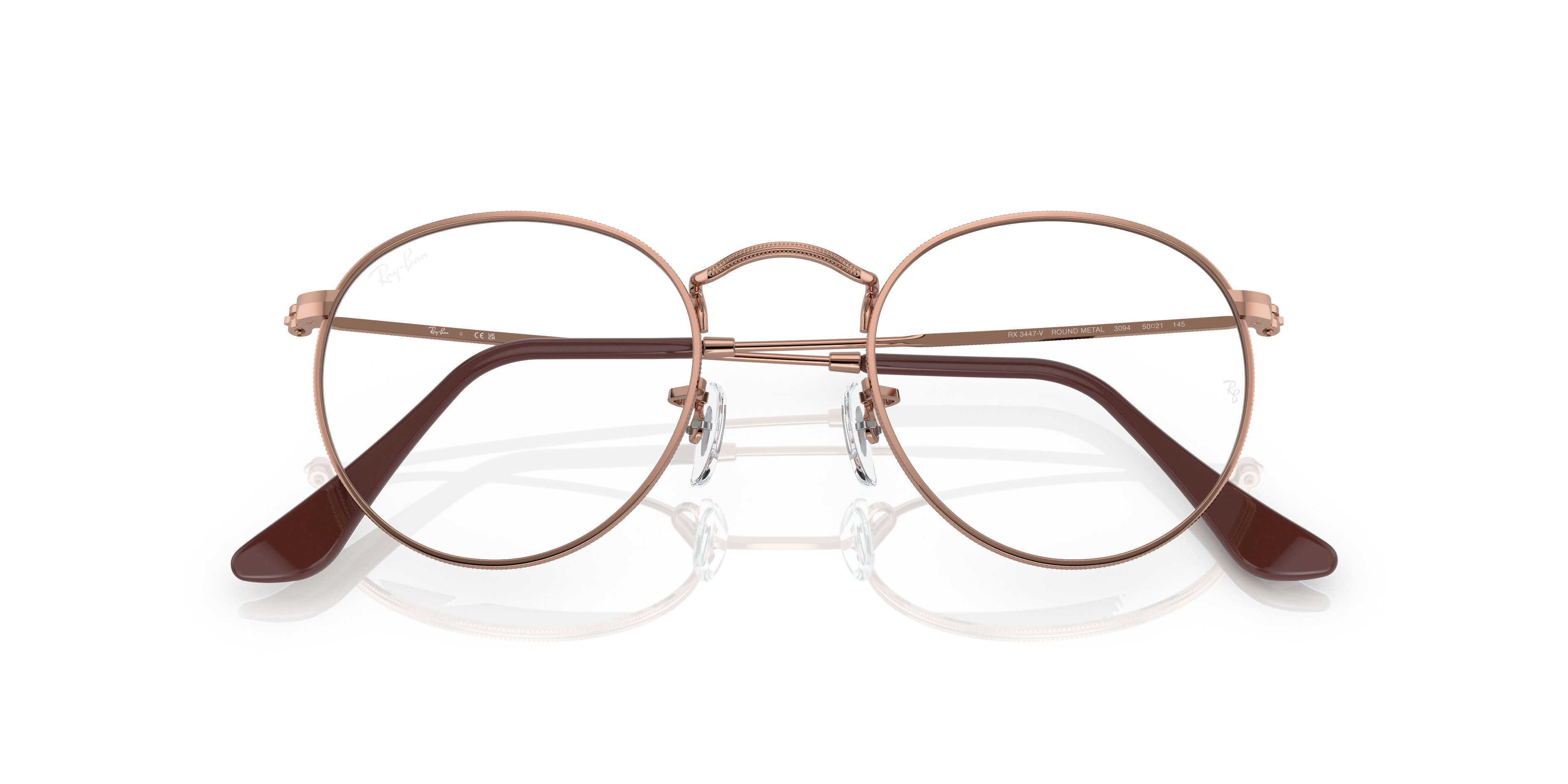 RAY-BAN RX3447V ROUND METAL 3094 50