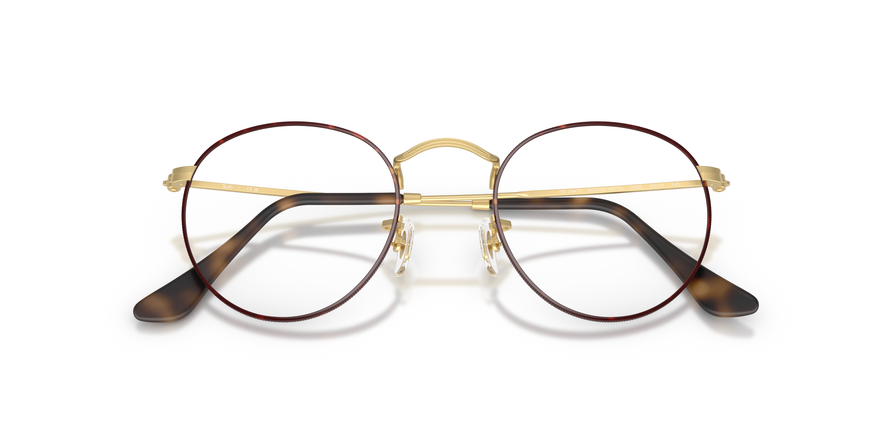 RAY-BAN RX3447V ROUND METAL 3188 50