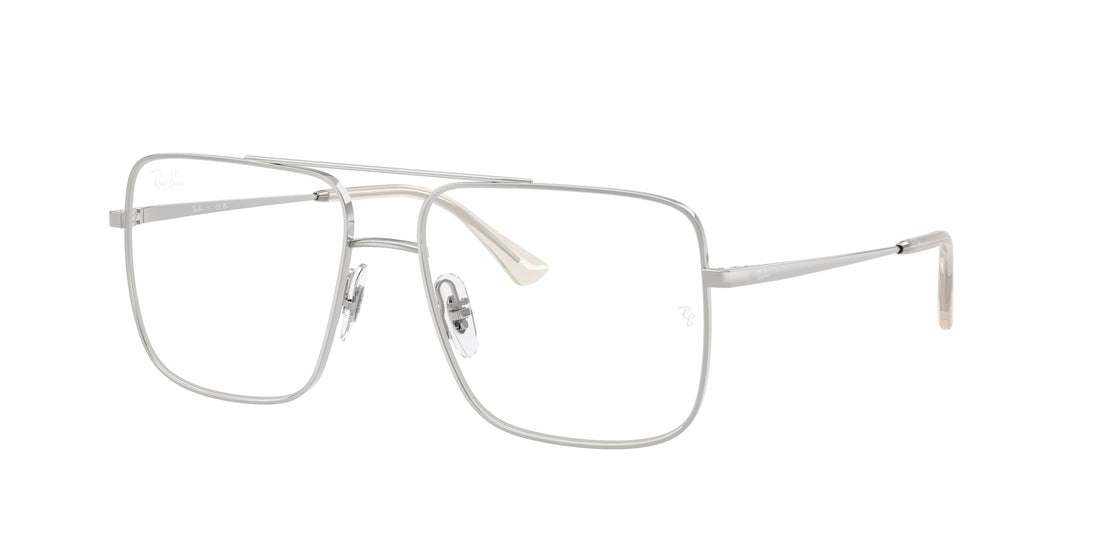 Dioptrijske naočale ray-ban rx3758v ari 2501 plateado square unisex veličina 56mm - Glavni prikaz