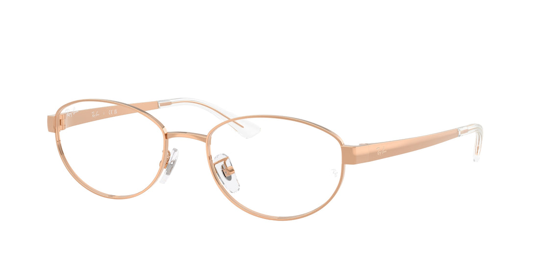Óculos graduados ray-ban rx3774vd 3094 dorado oval unisex tamanho 55mm - Vista principal