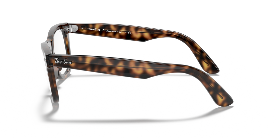 Brillen ray-ban rx4340v wayfarer ease 2012 havana square unisex größe 50mm - Detailansicht