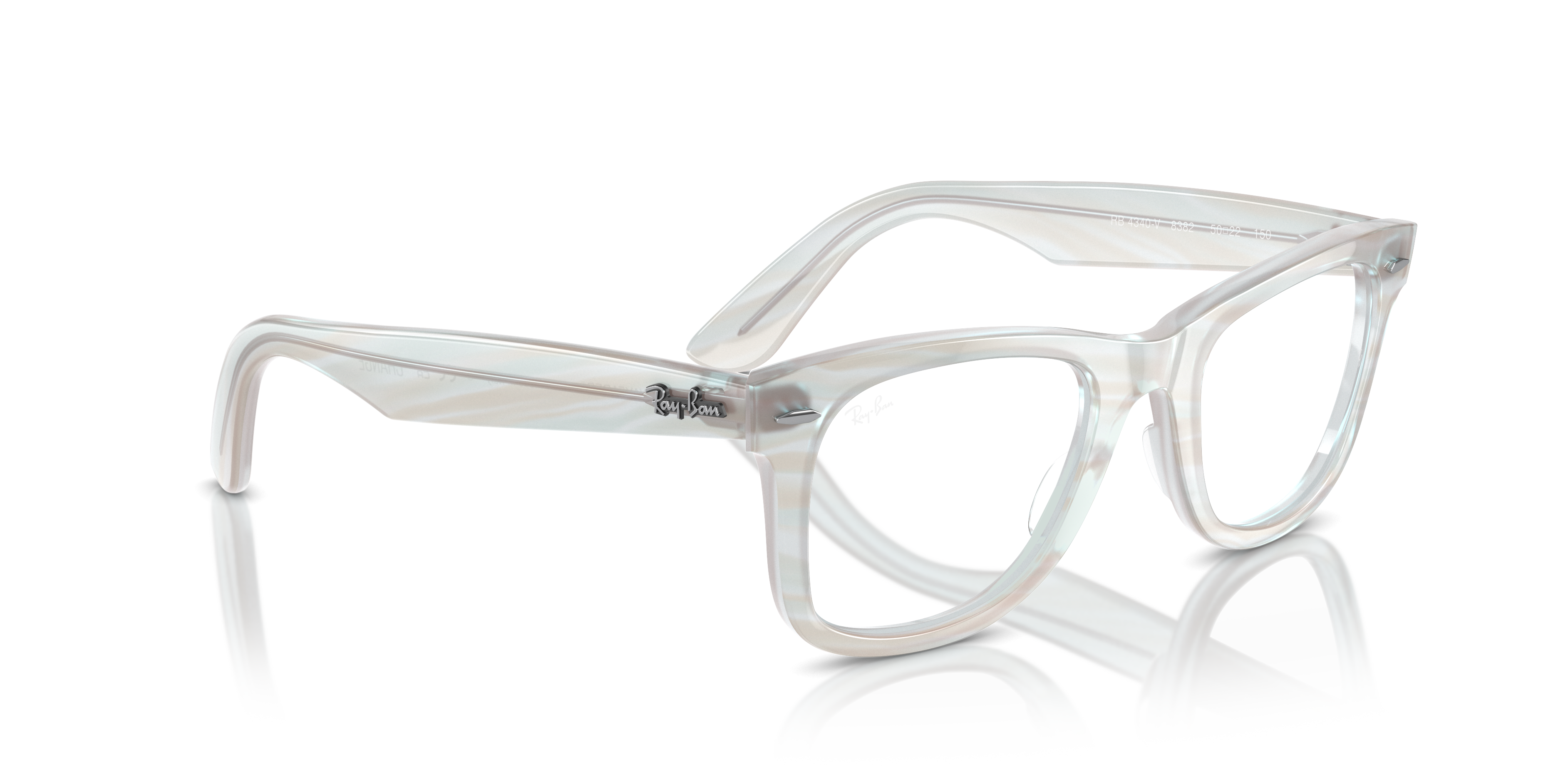 RAY-BAN RX4340V WAYFARER EASE 8382 50
