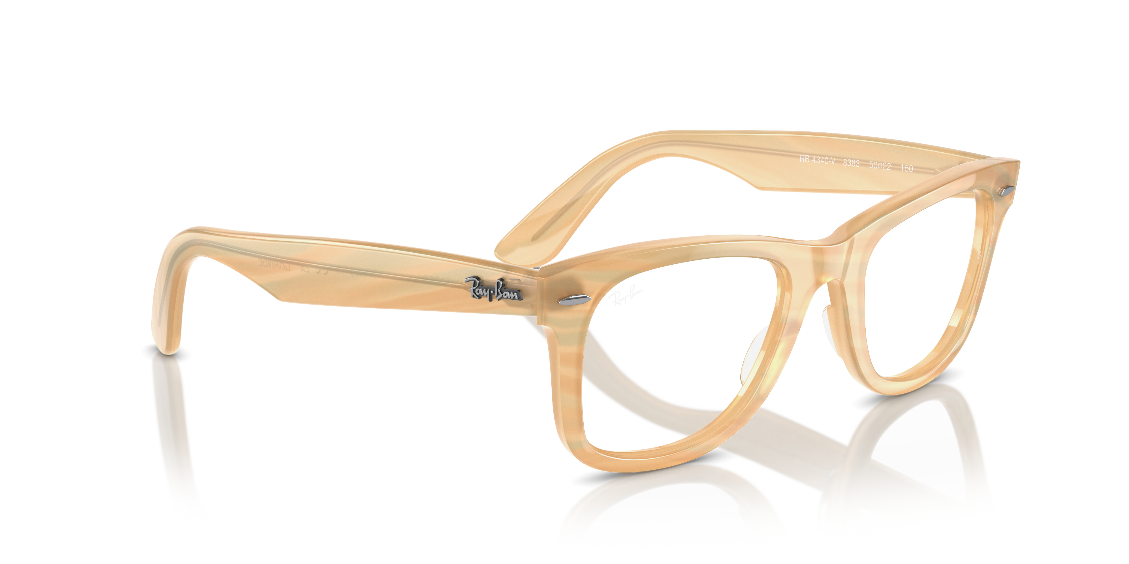 RAY-BAN RX4340V WAYFARER EASE 8383 50