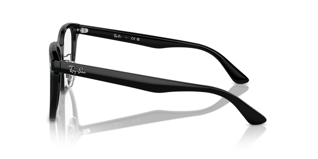 Brillen ray-ban rx5425d 2000 negro unisex größe 54mm - Detailansicht