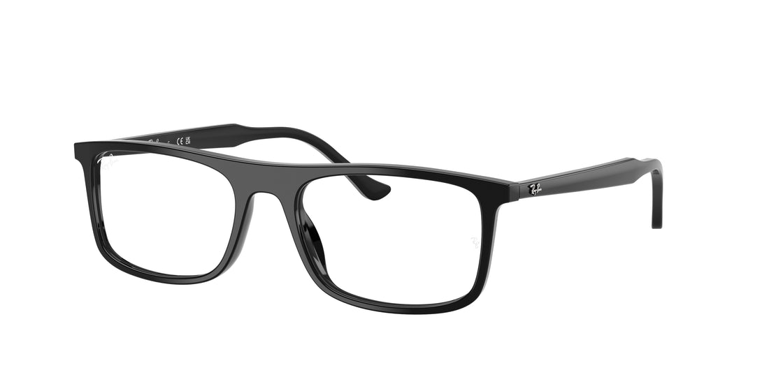 Gafas graduadas ray-ban rx5440 2000 negro rectangular unisex talla 53mm - Vista principal