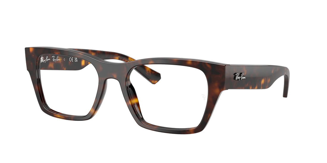 Brillen ray-ban rx5448 2012 havana irregular unisex größe 55mm - Hauptansicht