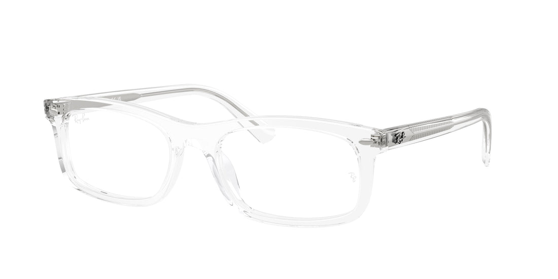 Óculos graduados ray-ban rx5450 2001 transparente rectangular unisex tamanho 56mm - Vista principal