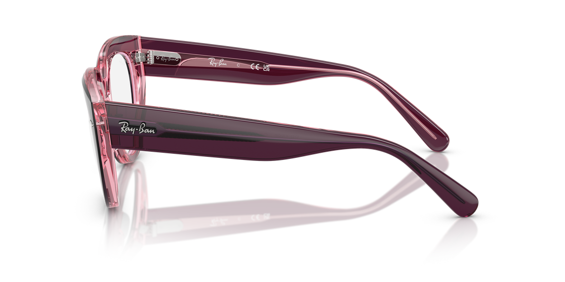 Occhiali da vista ray-ban rx5586 doreen 8364 violeta square femenina taglia 50mm - Vista dettagliata