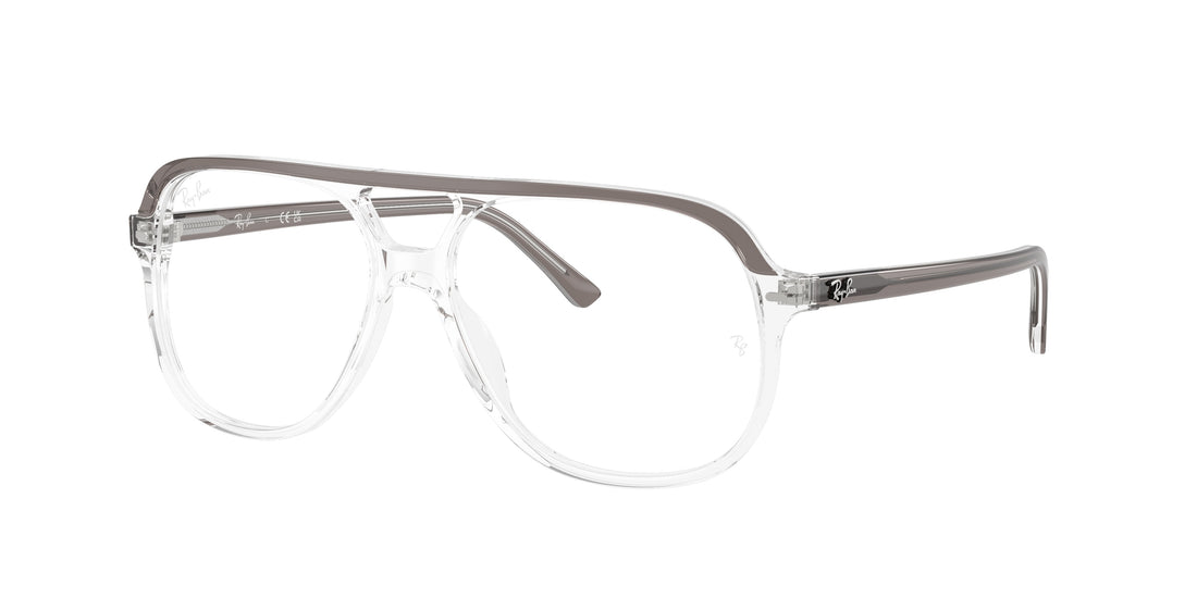 Óculos graduados ray-ban rx5698 8111 gris square unisex tamanho 56mm - Vista principal