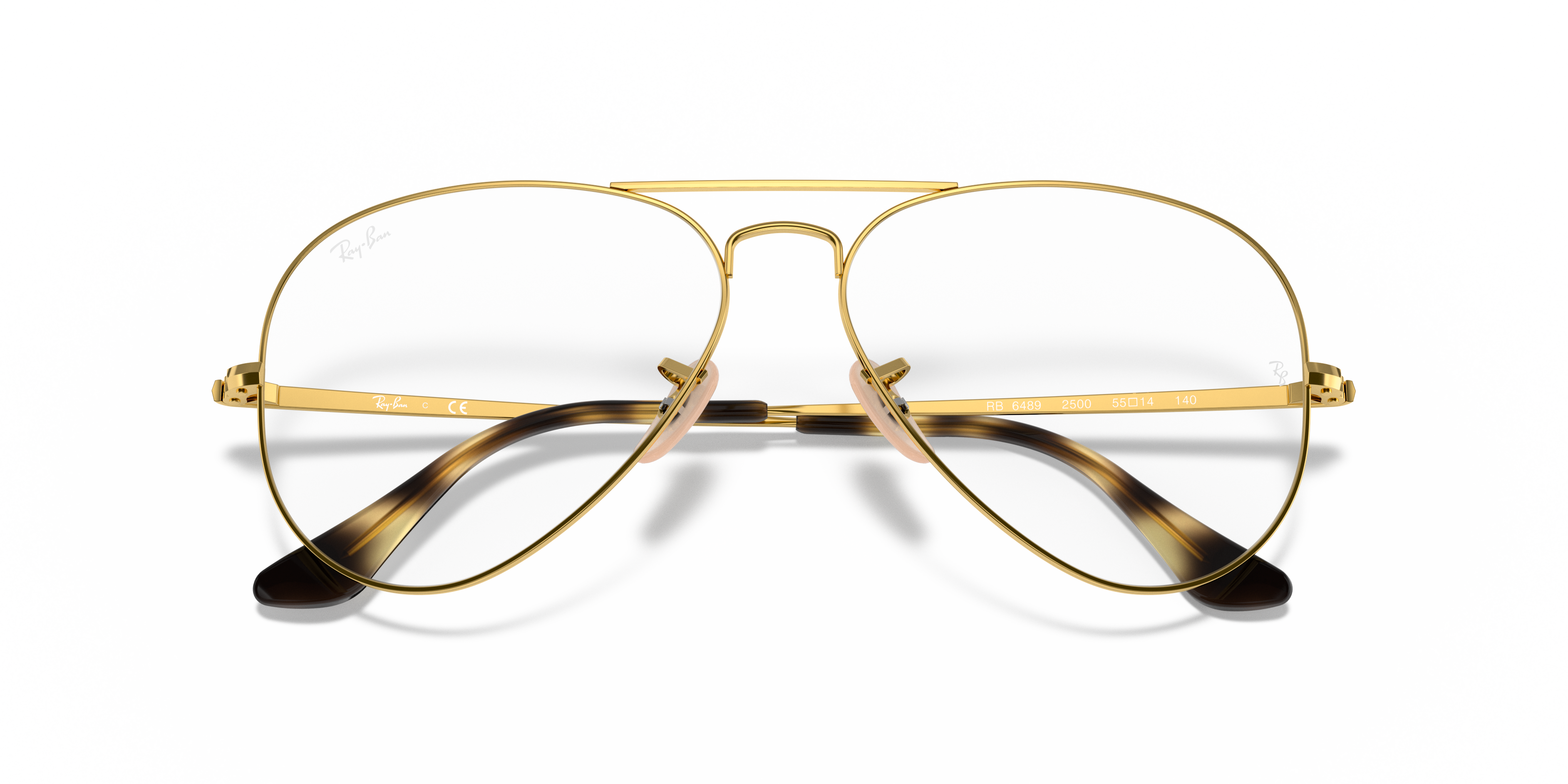 RAY-BAN RX6489 AVIATOR 2500 58