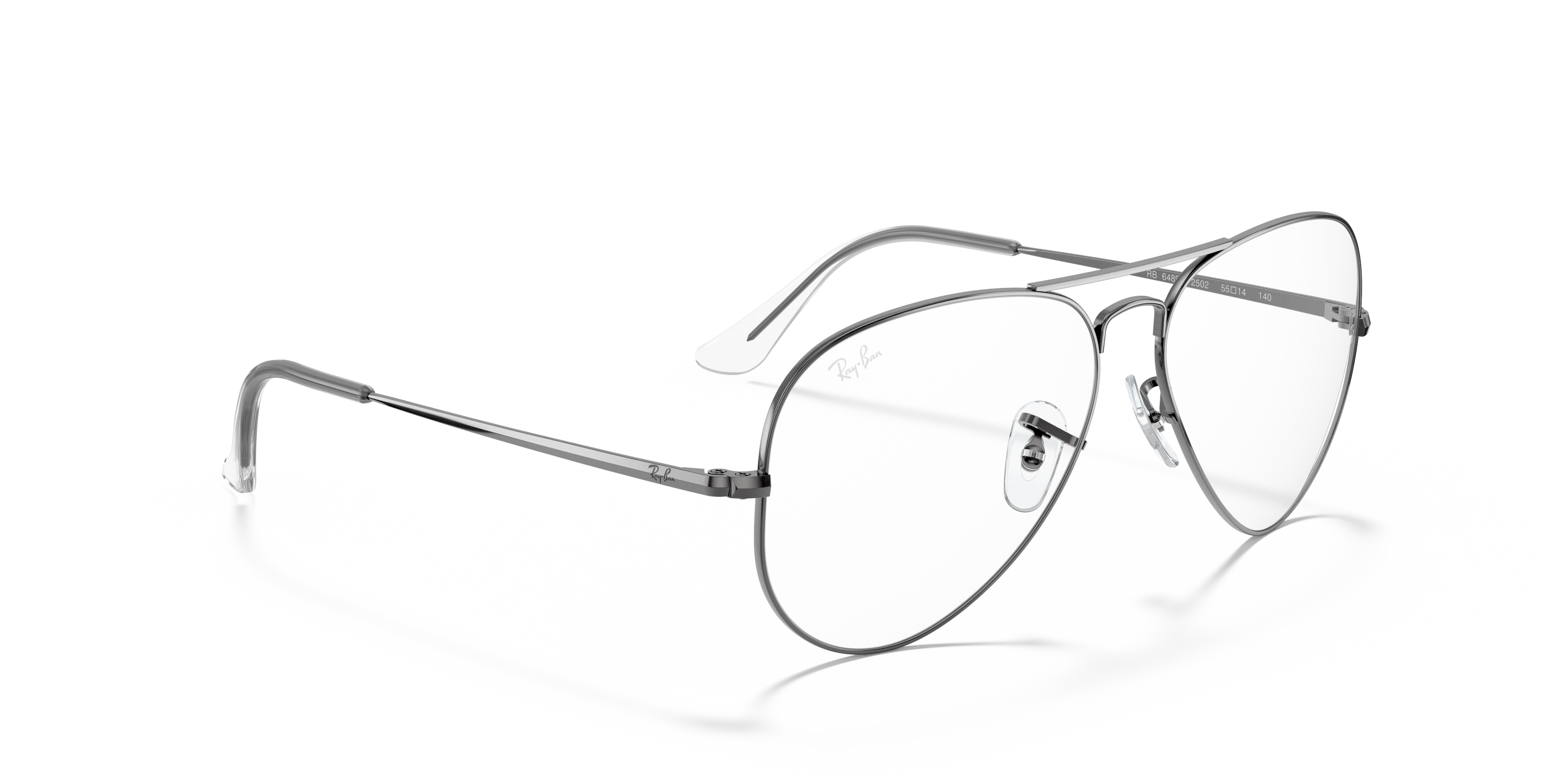 RAY-BAN RX6489 AVIATOR 2502 55