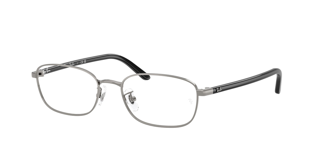 Óculos graduados ray-ban rx6551d 2502 gris pillow unisex tamanho 53mm - Vista principal