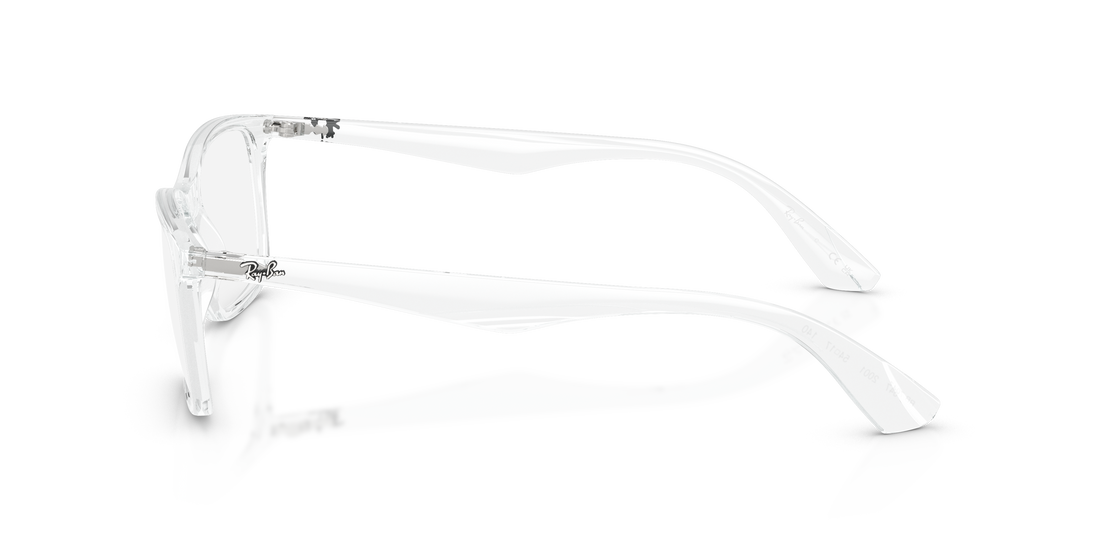 Lunettes de vue ray-ban rx7047 2001 transparente square . taille 56mm - Vue détaillée