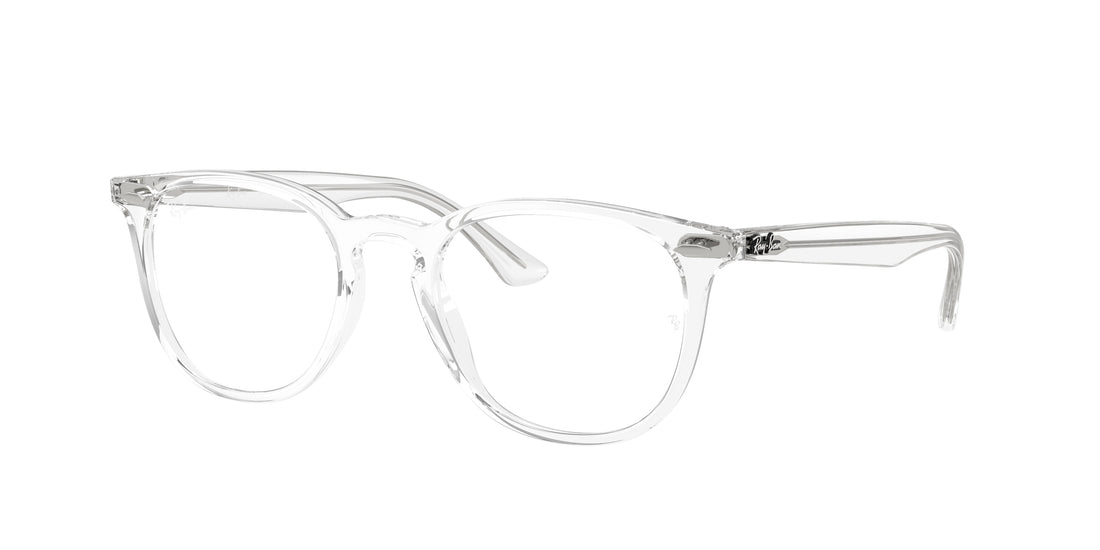 Óculos graduados ray-ban rx7159 2001 transparente pantos unisex tamanho 50mm - Vista principal
