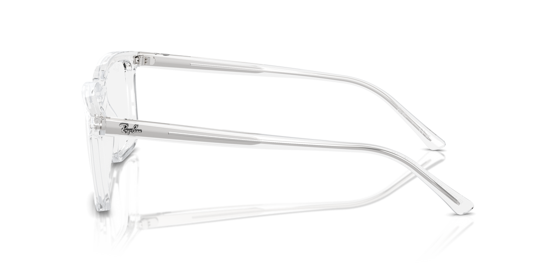 Brillen ray-ban rx7239 alain 2001 transparente unisex größe 52mm - Detailansicht