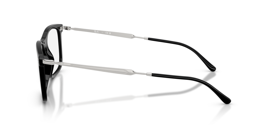 Occhiali da vista ray-ban rx7260 2000 negro rectangular unisex taglia 56mm - Vista dettagliata