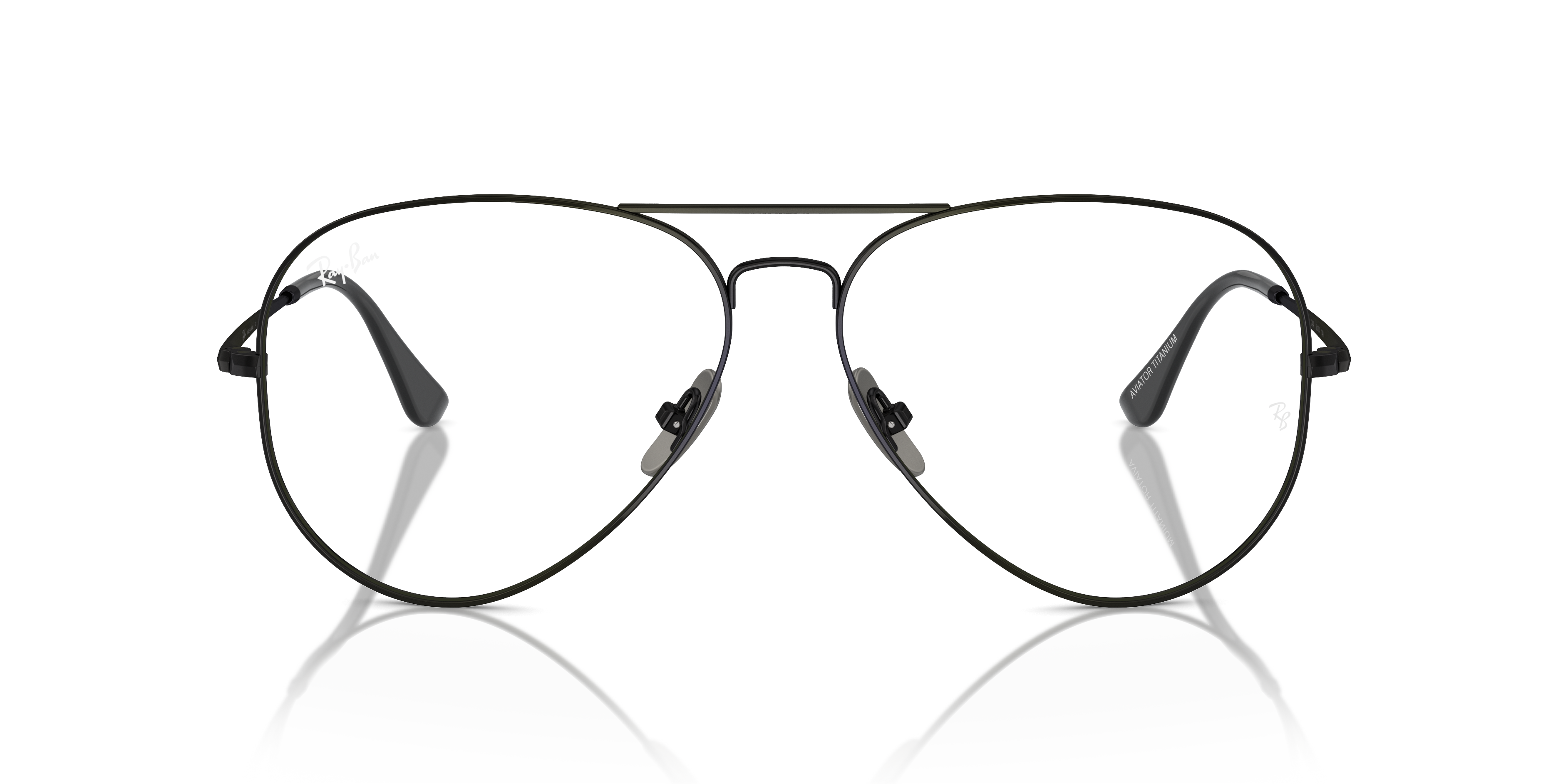 RAY-BAN RX8789 AVIATOR TITANIUM 1244 58