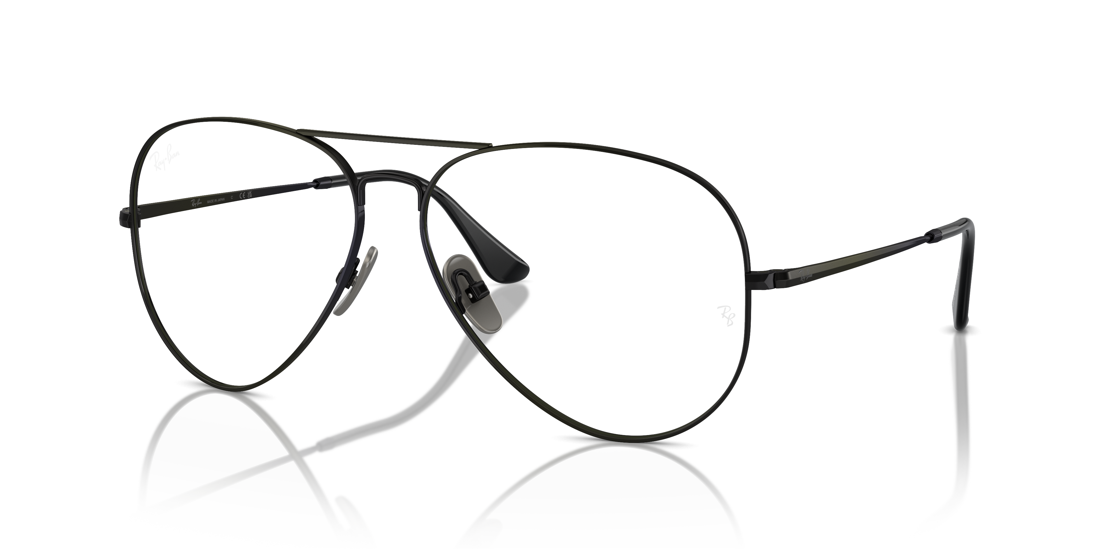 RAY-BAN RX8789 AVIATOR TITANIUM 1244 58