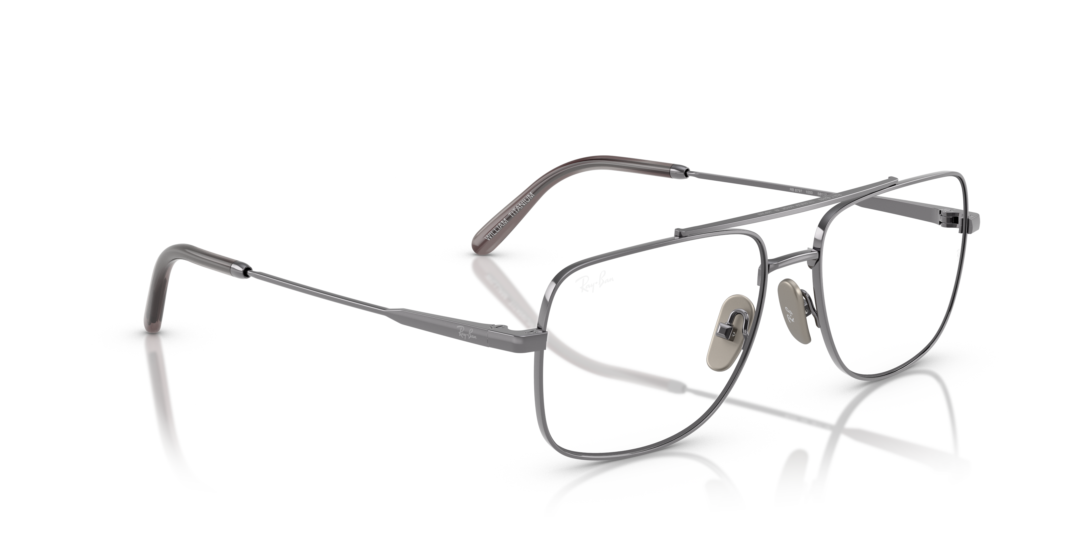RAY-BAN RX8797 WILLIAM TITANIUM 1000 56